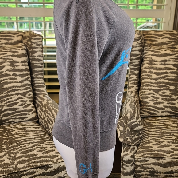 Gilly Hicks Boat Neck Sweatshirt Hummingbird Size Small - Picture 3 of 9